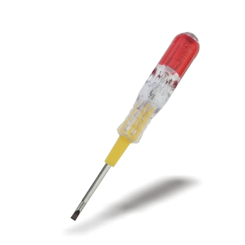 Оптовая продажа, двойная стальная партия, практичное напряжение, бытовой Электрический тестер-ручка