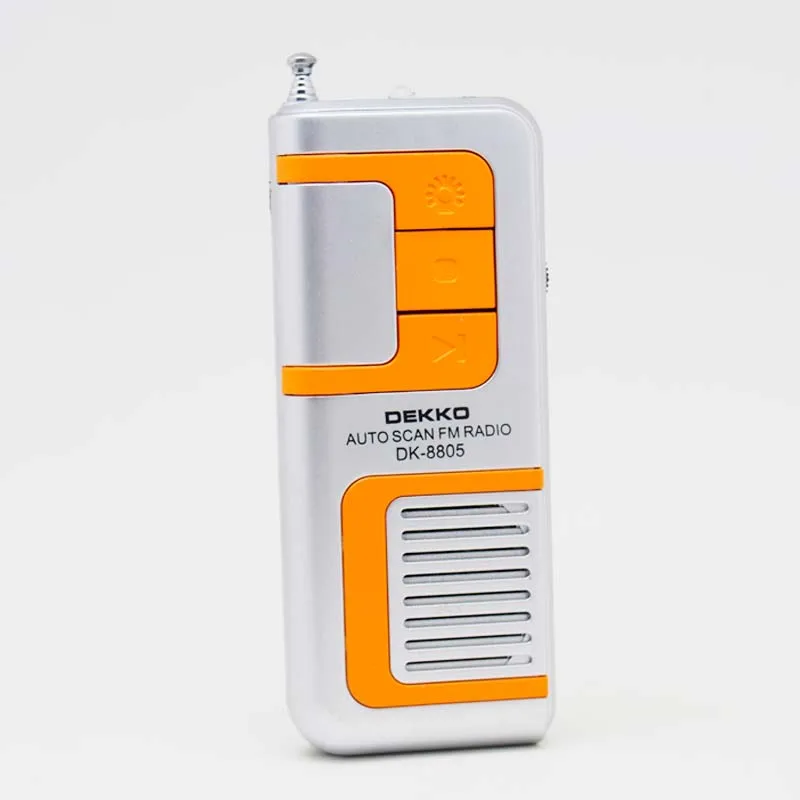 DEKKO Series Portable Mini FM Radios High Quality Hot Gift Radio With Mini Light Radio