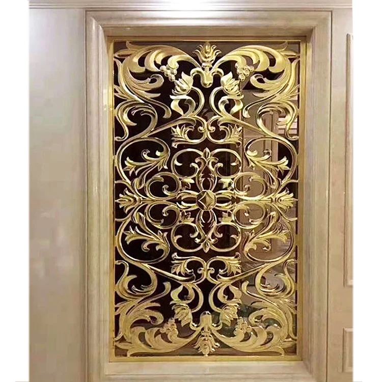 Home room divider dining room decoration partition screen metal decorative panels