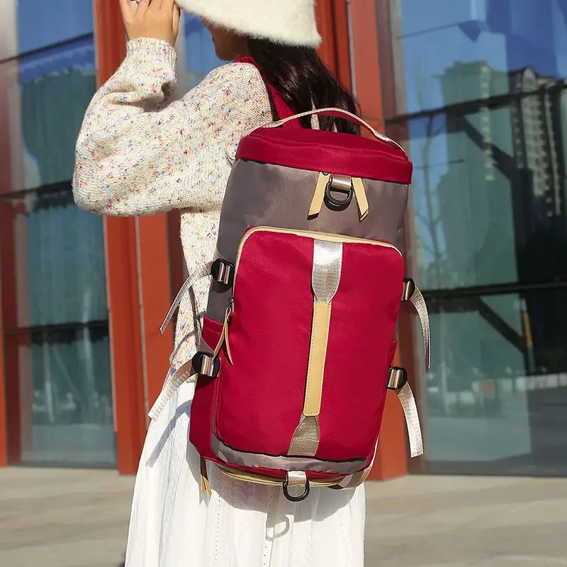 Large capacity multi-function travel bag dry and wet separation with shoe warehouse for travel