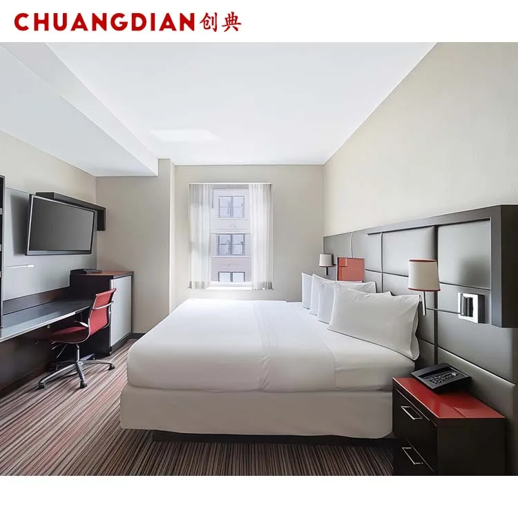 Factory direct sale Hotel Bedroom Furniture Sets Boutique Furniture Hotel Modern Panel Customized Hotel Project