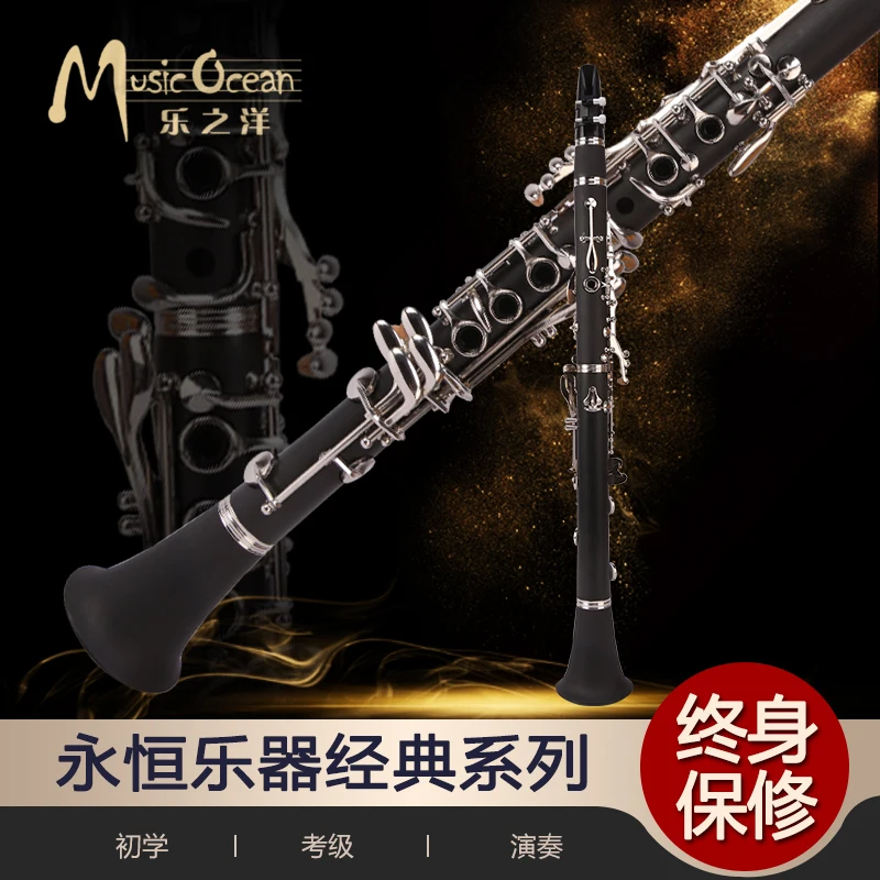 Lezhiyang Clarinet Bakelite Clarinet Factory Direct Sales C/Bb Clarinet