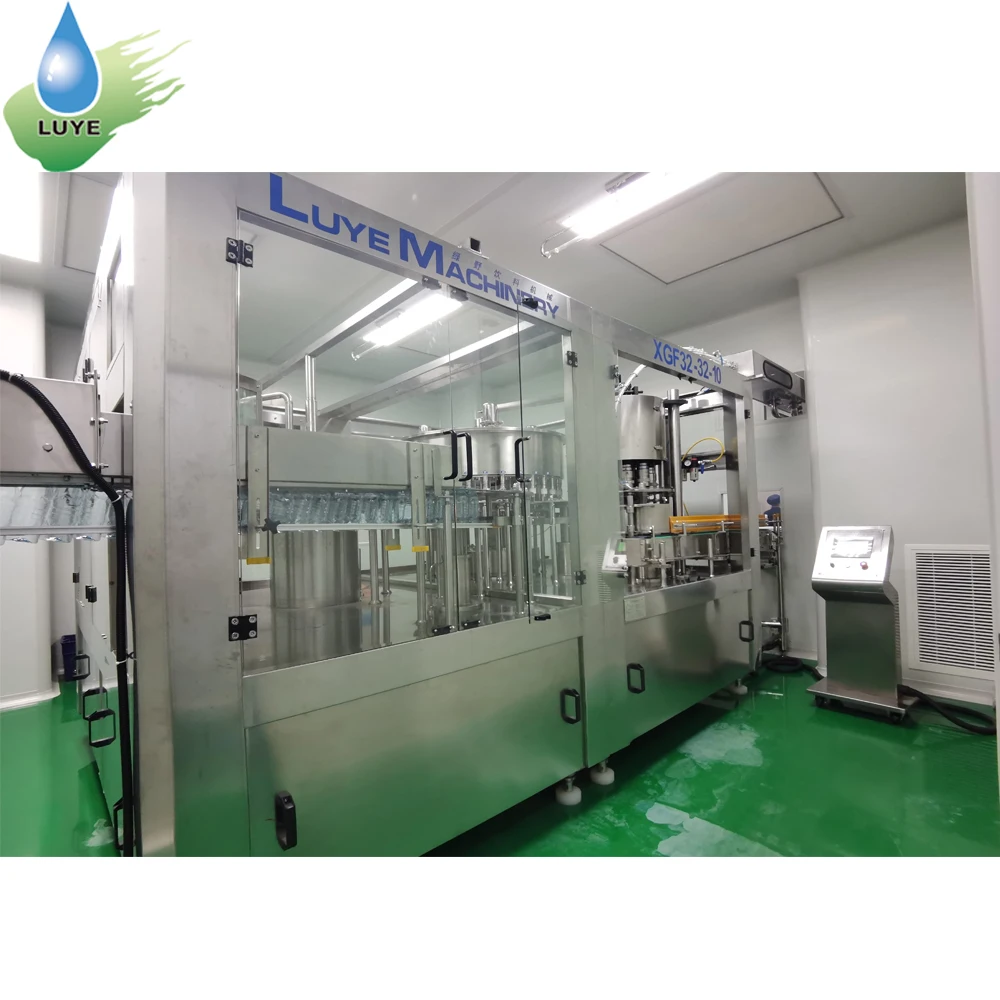 Good price 200ml-2000ml small PET plastic bottle drinking mineral pure water bottling production line and bottling machine