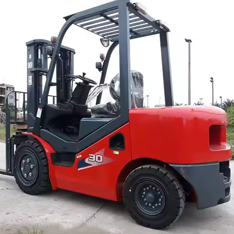 Best sales 3 tons of perfect working conditions China original diesel forklift truck