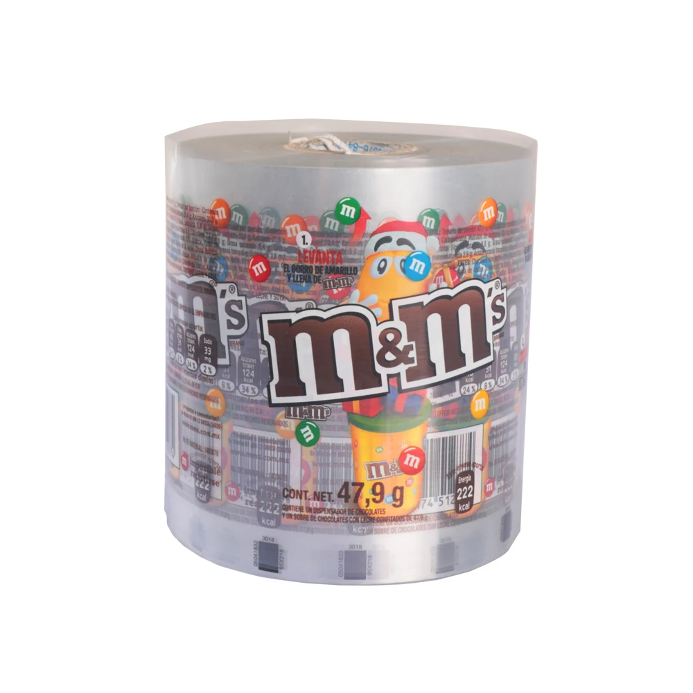 Hot selling plastic clear printed packaging roll film for food