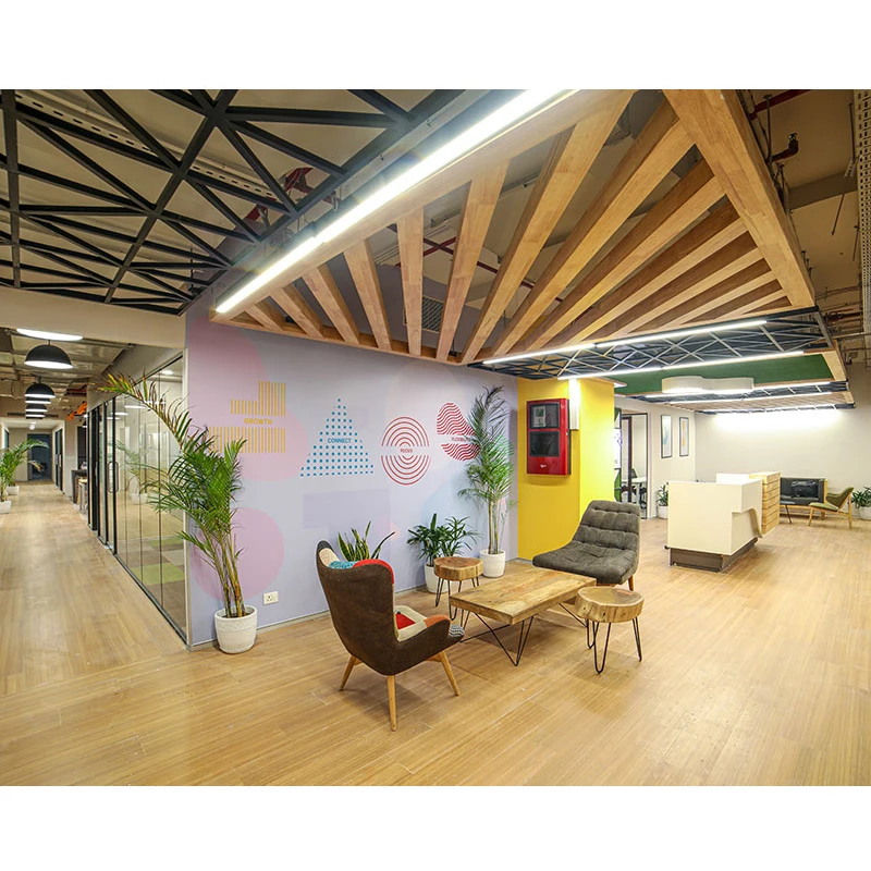 Suspending 120lm/w  LED Linear Lighting System Aluminium 28W Linkable Linear Light