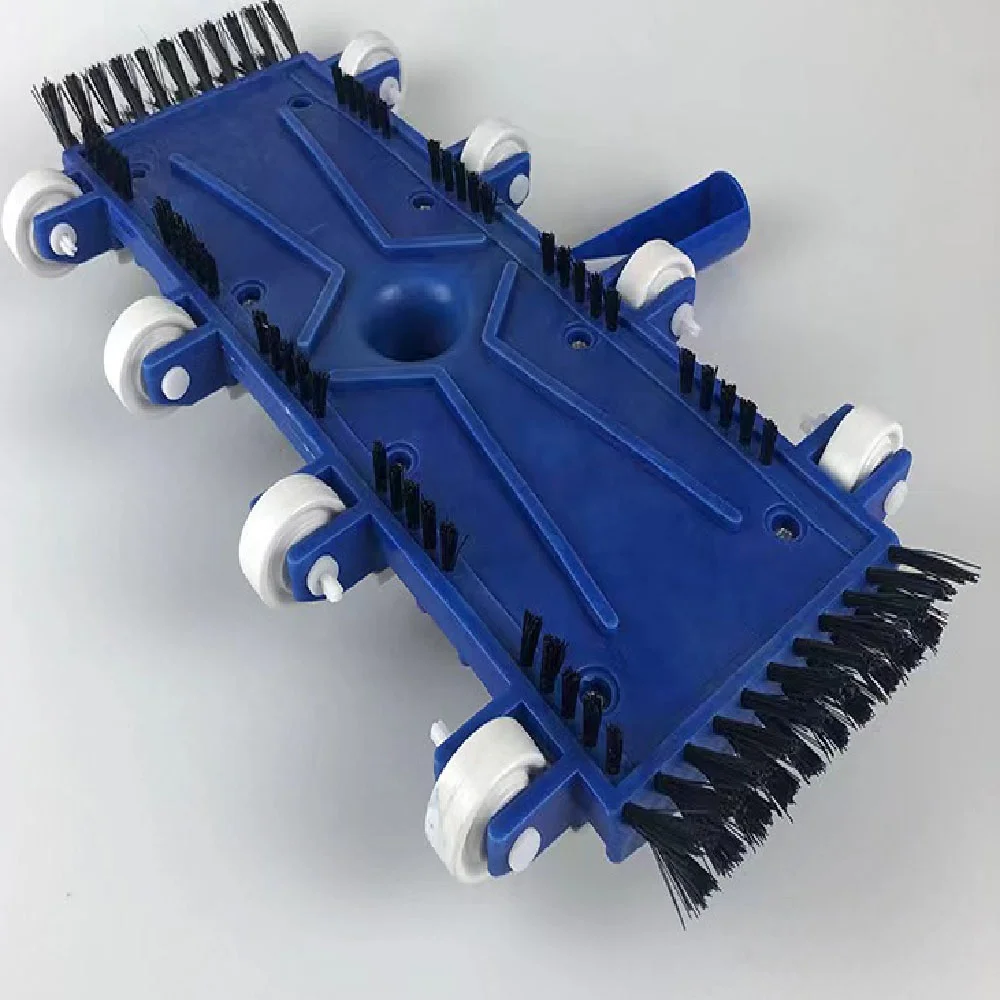 14 inch Heavy Duty  Flexible Weighted Vacuum Head with Side and Bottom Brushed for Cleaning Debris from Pool Floors