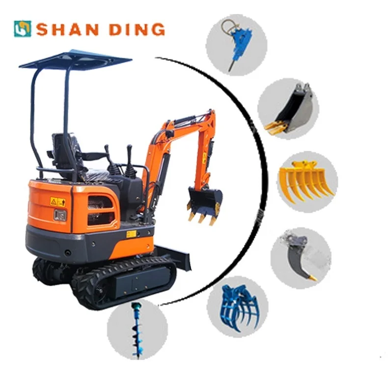 CHINA FACTORY SALE CE APPROVED 1.2 TON EXCAVATOR SD13D 1.2TON MINI EXCAVATOR MINI DIGGER FOR SALE