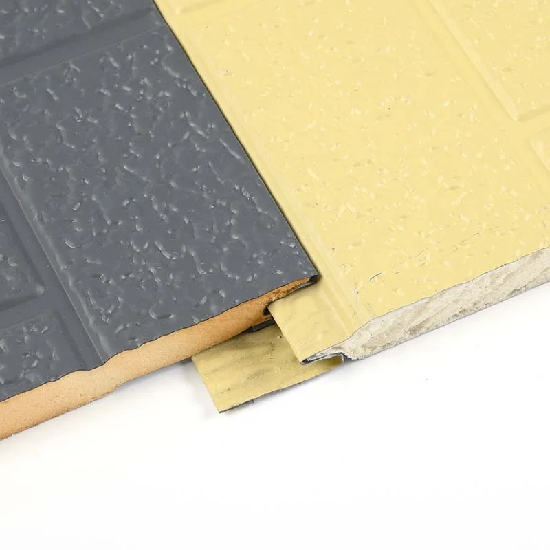 Shandong Modern Design Rustproof Outdoor PU Sandwich Panels Faux Embossed Metal Wall Boards for Villa Carved Siding Carved Board