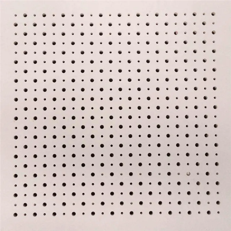 
2020 High Quality Smoke-Proof Perforated Acoustic Gypsum Ceiling Tiles 