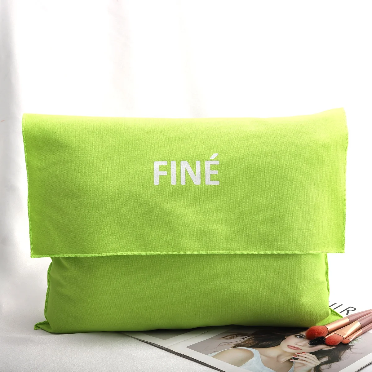 Custom Logo Printing Canvas Envelope Pillow Clothes Dust Bag Reusable  Promotion Cotton Handbag Gift Packing Envelope Pouch