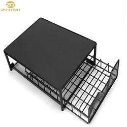 High Standard Metal Coffee Pod Drawer Tassimo Coffee Capsule Holder Rack for 54pcs