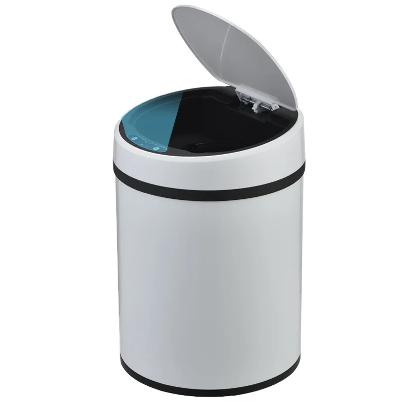12L Household Kitchen Auto Sensor Trash Can ,Smart Automatic Garbage Bin  ,ABS Plastic Home Eco-Friendly Waste Bin with USB