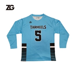 Customizable Sublimation Printing High Quality Long Sleeve Crewneck Training Basketball Shirt