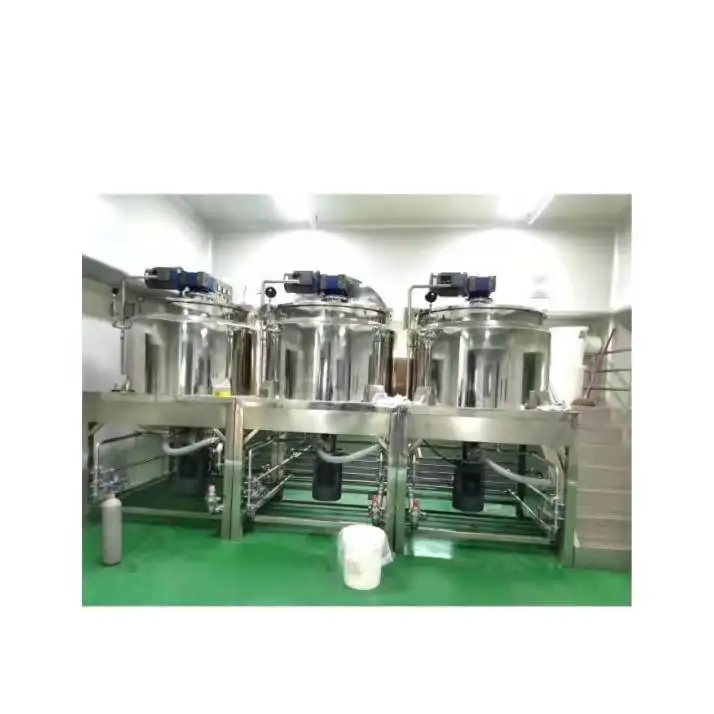 cheap price paste cream liquid soap vacuum homogeneous emulsifier mixing chemical making machine
