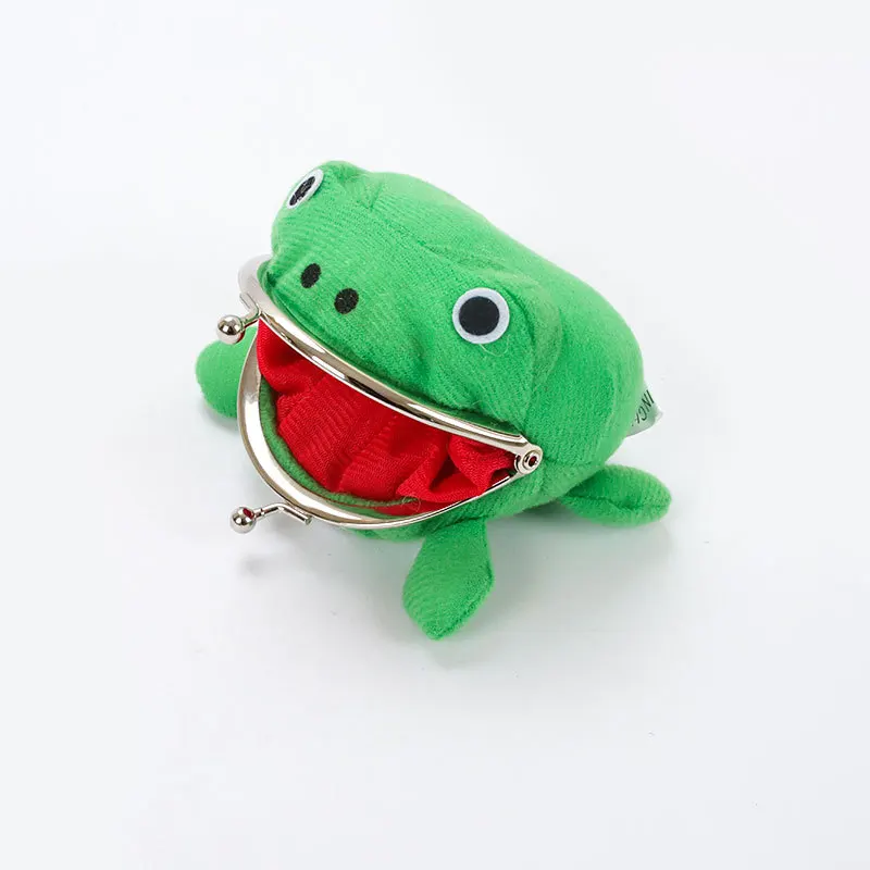 Wholesale Japanese anime Narutoo coin purse green frog wallet