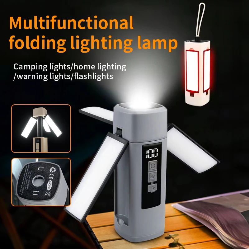 Portable LED Camping Lantern Lightweight Waterproof Rechargeable Camping Lamp Outdoor Hiking Camping light
