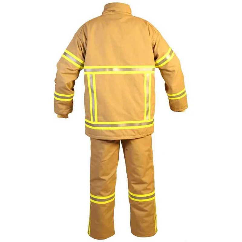 Wholesale High Quality Fire Fighting Europe Standard CE EN469 4 Layers Aramid Fireman Firefighting Firefighter Suit