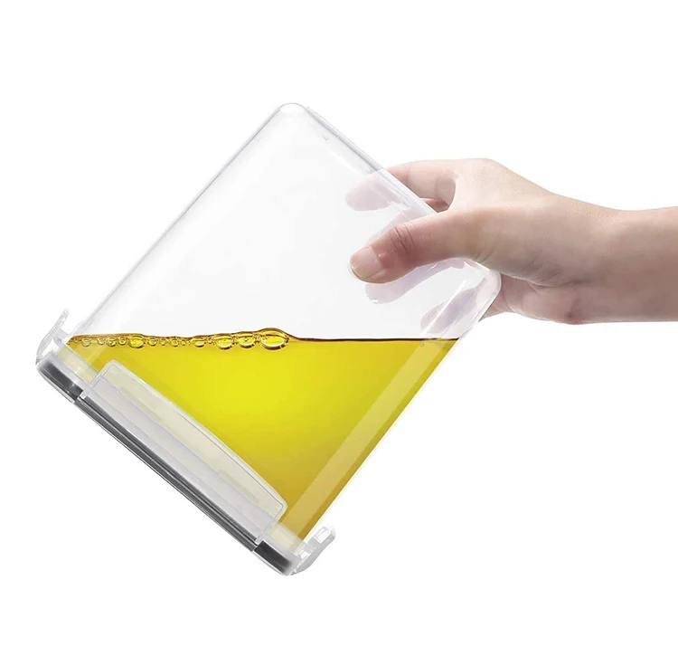 8pcs PP Food Storage Containers Set Kitchen Storage Containers for Flour Sugar and Cereal Plastic Dry Airtight Food Canisters