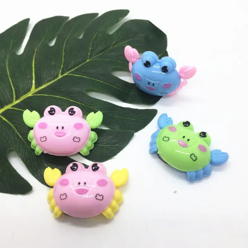 Plastic Small Mini Cute Toy Car Crab Model Gift Toy Vehicles Pull Back Crab Toy