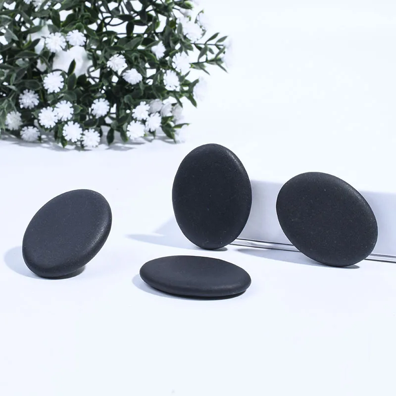Pure Natural Bian Stone Hot Stone Massage Set Customized Massage Hot Stone For SPA