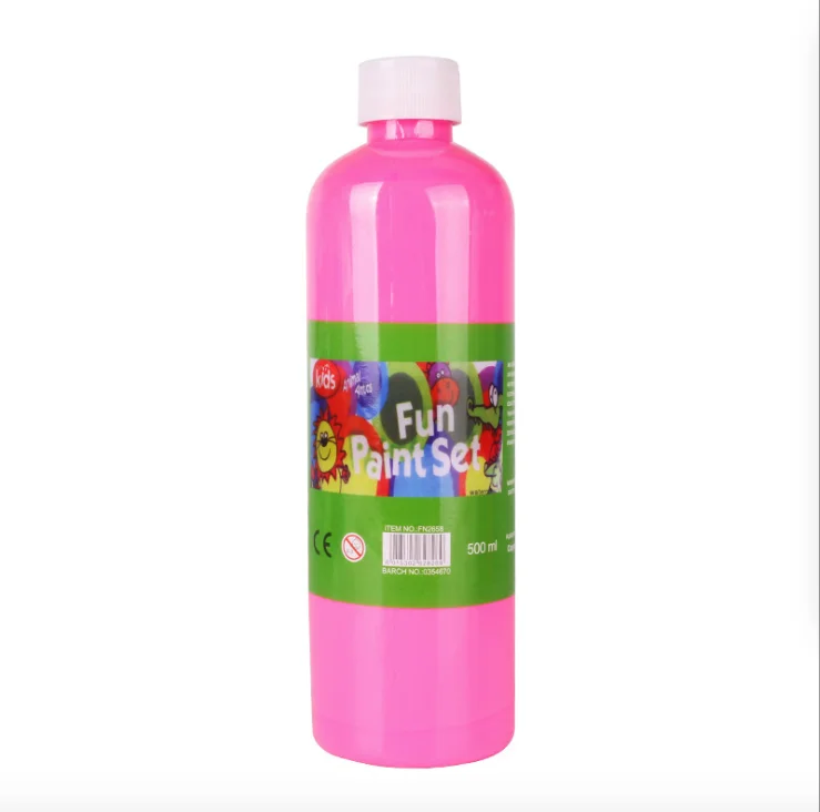 500ml non toxic kids washable tempera paint
