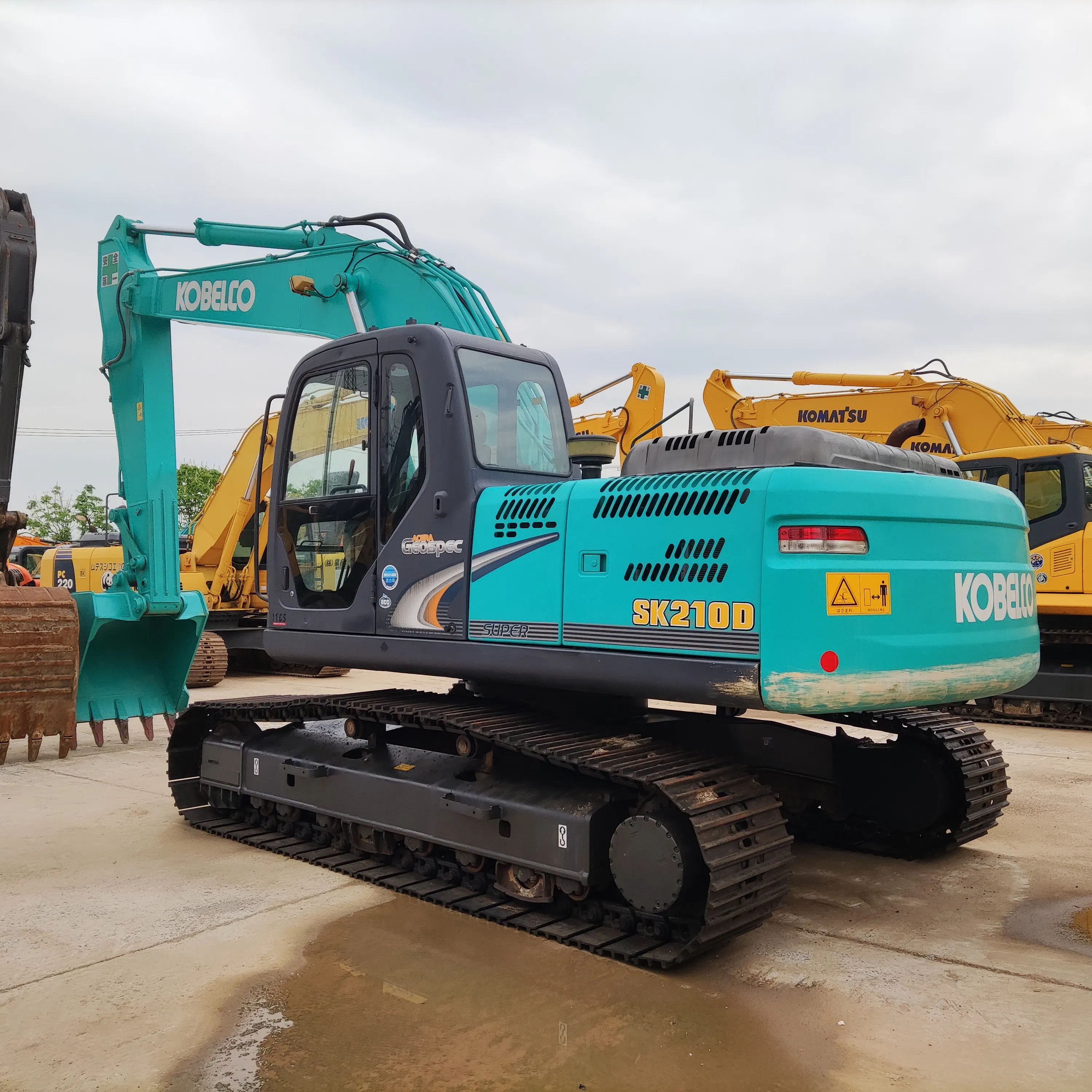 Многофункциональные Гидравлические Гусеничные экскаваторы Kobelco SK210d 21ton SK210 210lc-8 210dl Подержанные