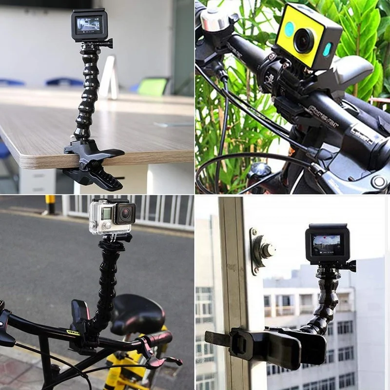 Профессиональный Регулируемый зажим для экшн-камеры GoPro с поворотом на 360 градусов