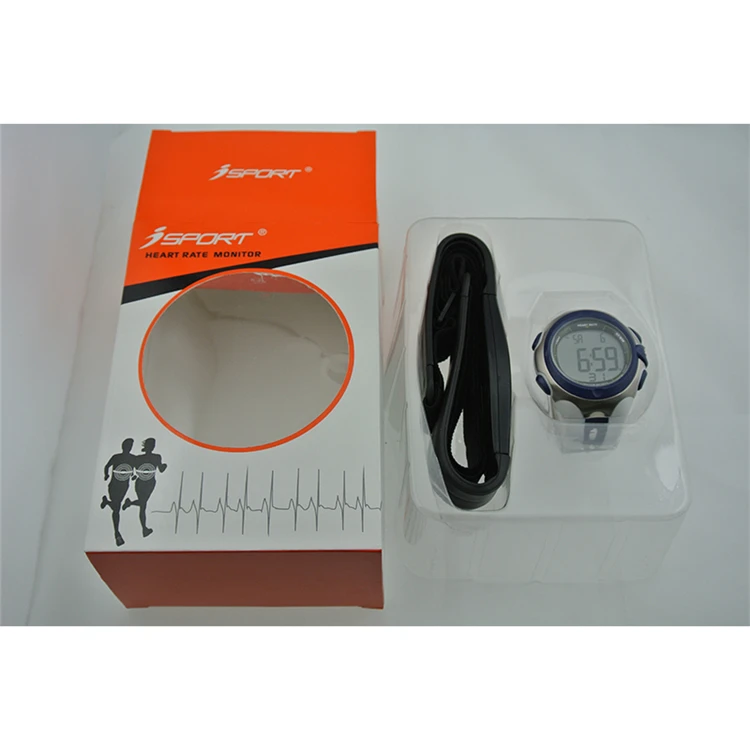 High Quality Isport Calories Burned Counter Heart Rate Monitor Watch With 5.3kHz Sensor Chest Straps