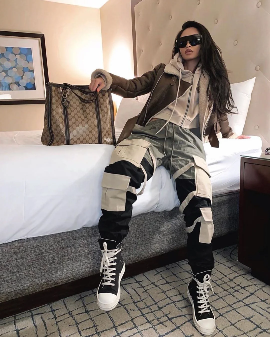 2021 женские спортивные повседневные брюки, Экстра Размер, уличная одежда, весна-лето, брюки для девочек с несколькими карманами, камуфляжные брюки-карго