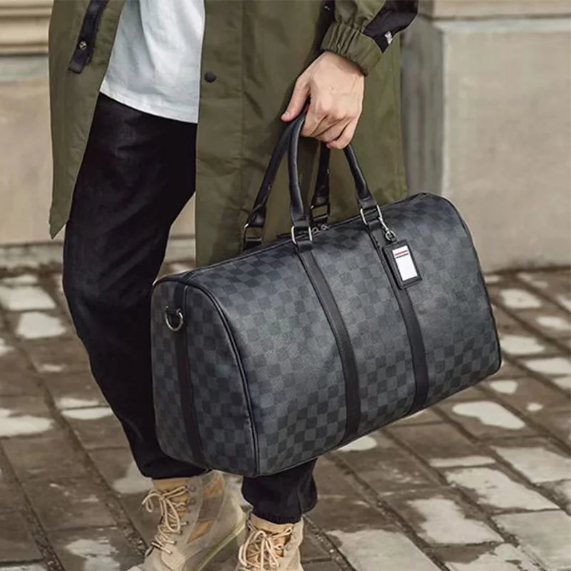 Wholesale Custom Designer Duffle Bag Unisex Waterproof Portable Polyester Gym Sport Travel Luggage Zipper Fashion Trending