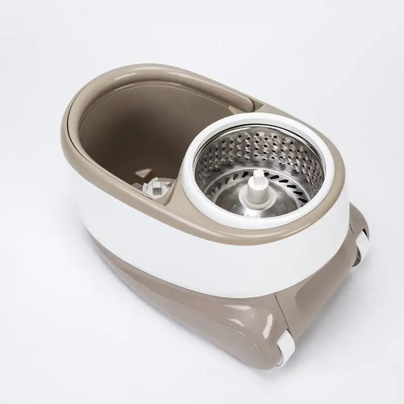 Hot Selling Mops Floor Cleaning Absorbent Stick Handle Rotating Mop Set With Plastic Mop Bucket