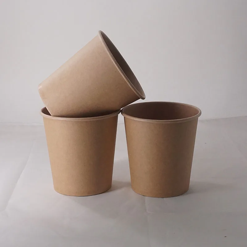 Бумажная миска для салата или супа пищевой бумажный контейнер одноразовая бумажная еды Китай