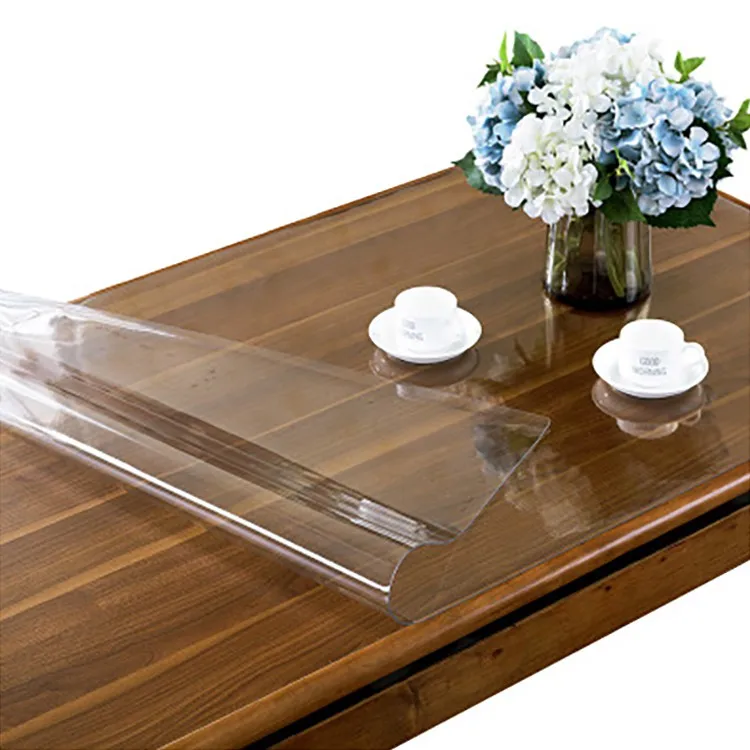 Clear Vinyl Plastic Tablecloth Protector Table Cover Table