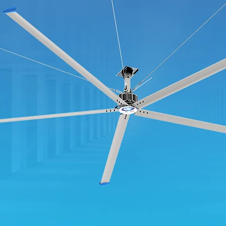 QX 24ft Hvls Big Industrial Ceiling Fan 5 Blades