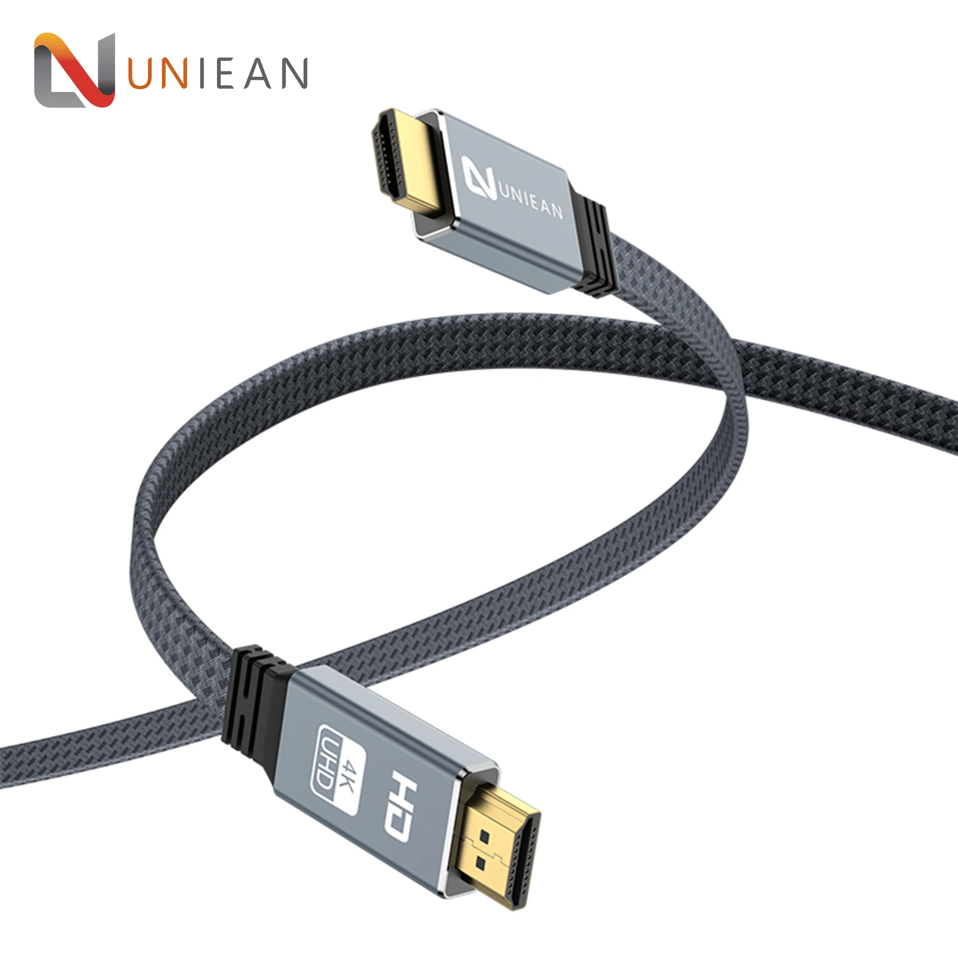 2m Premium High Speed 18Gbps HDMI Cable 2.0 4K Gold Plated Cable 3D HDR UHD Flat Cable HDMI For HDTV Multimedia 4k@60Hz