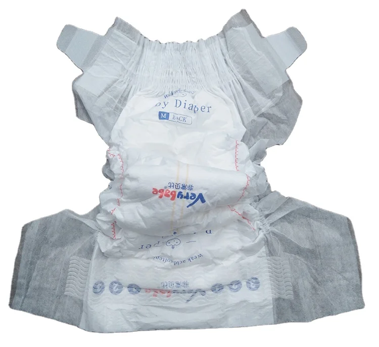 Low MOQ Baby Accessories Diaper clothlike backsheet S cut magic tape premium baby diaper  Distributor