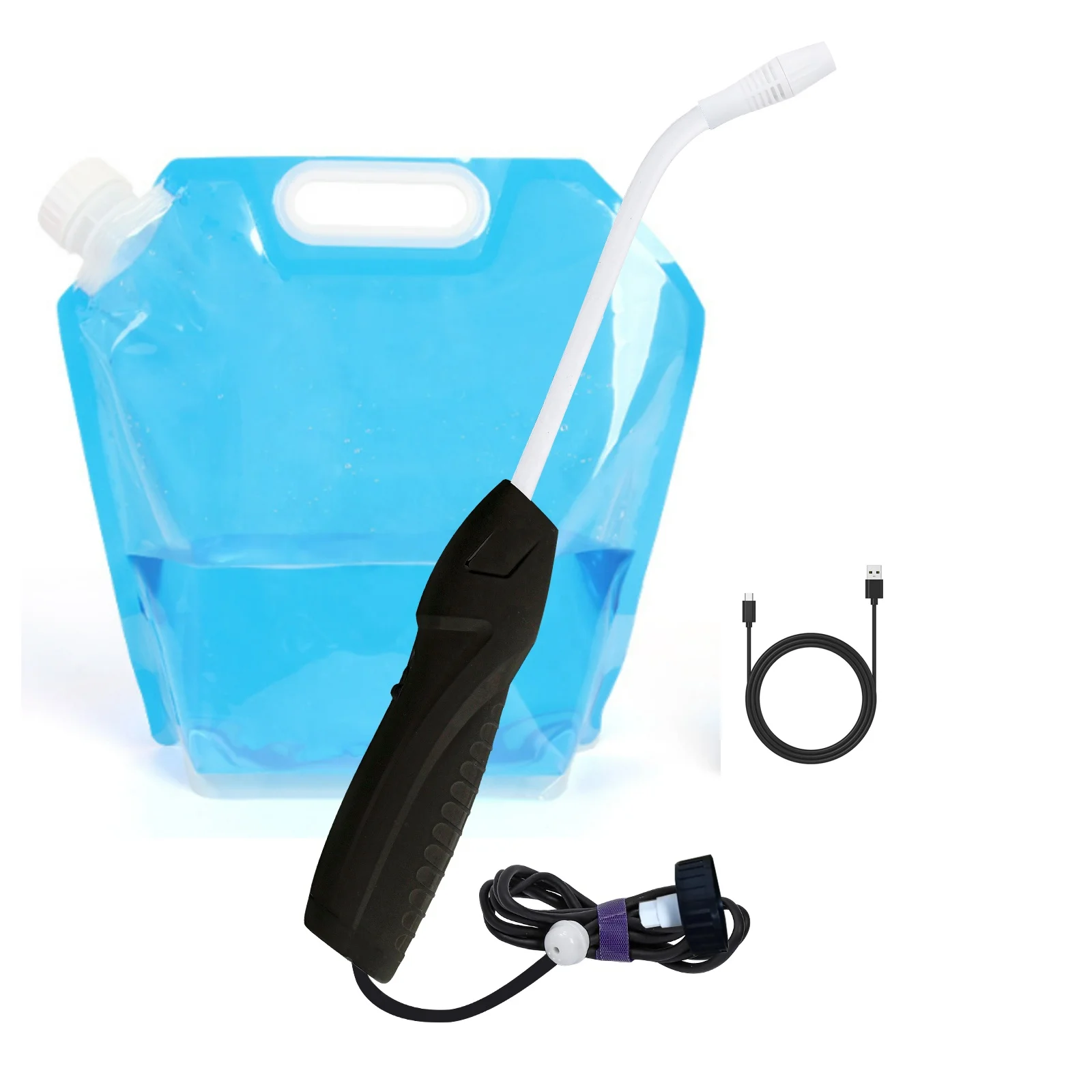 Electric Water Sprayers For Plant Flex Wand Sprayer (Rechargeable Lithium Battery) With  1.3 Gal Bag