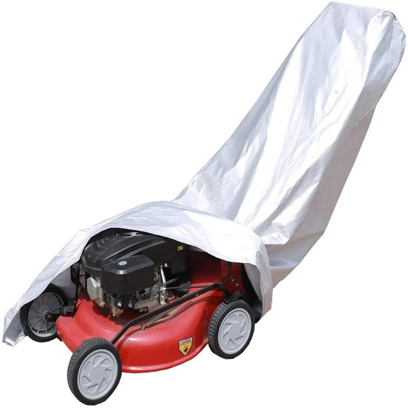 Heavy Duty 600D Marine Grade Fabric Universal Fit Push Mower Cover Waterproof Lawn Mower Cover