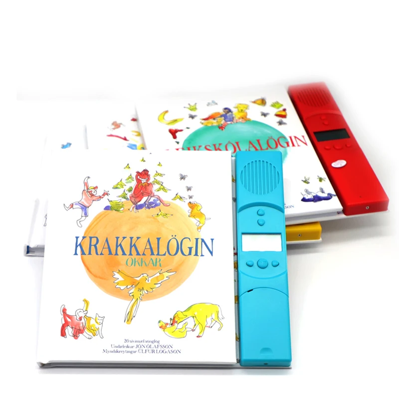 OEM custom printing early children education books baby sound board book Kids audio books