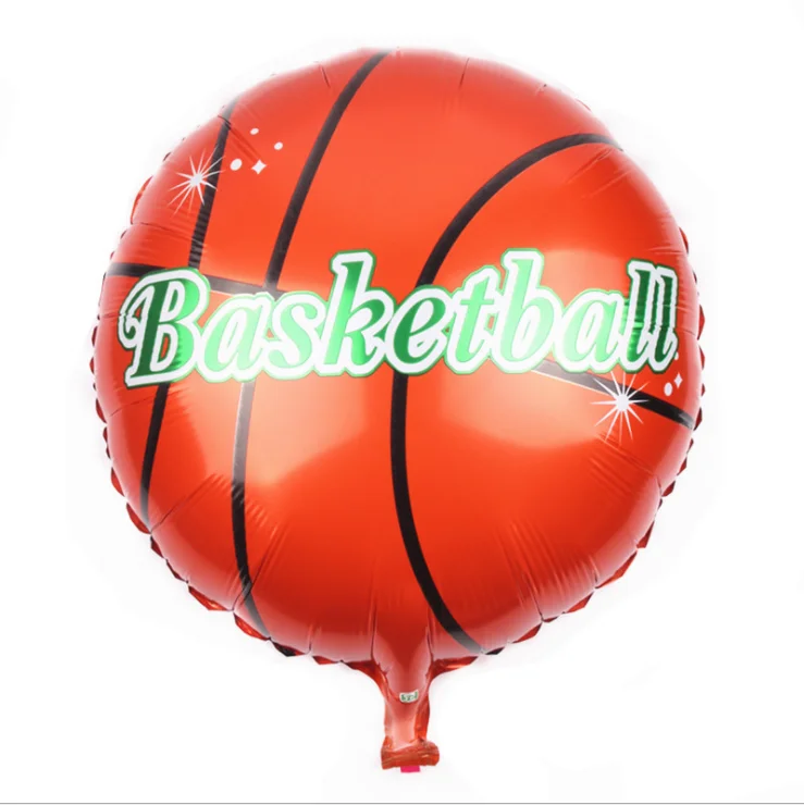 18 Inch inflatable Football Basketball Baseball Round Ball Shape For World Cup Party Decoration Bar Soccer Balloons Foil Globos