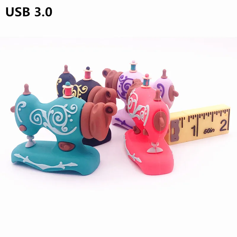 Real Capacity 3.0 Pen Drive Sewing Machine Ruler Scissors 128GB Usb Flash Drive 256GB Usb Stick 8GB 16GB 32GB 64GB Pendrive
