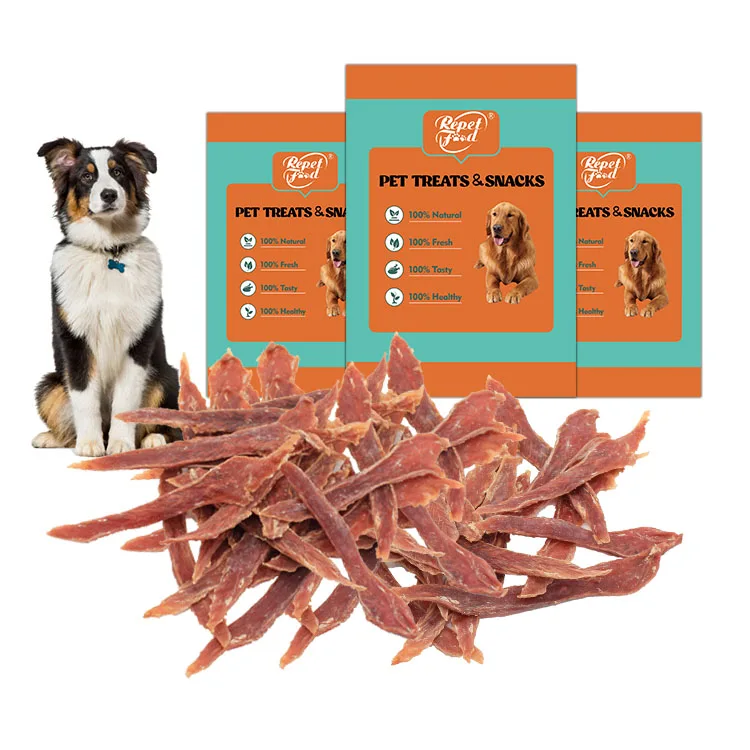 Duck Breast Dog Treat Pet Food Dry Meat Real Nature Dog Food Duck Meat Circle Ring