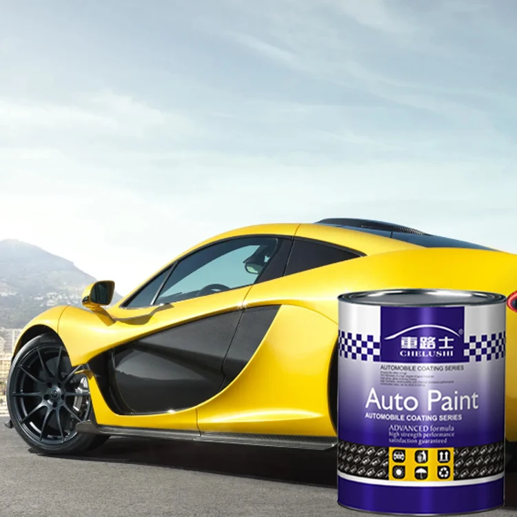 High Gloss Spray 2K Heat Resistant Auto Car Paint Automotive Clear Coat For Repair Paint
