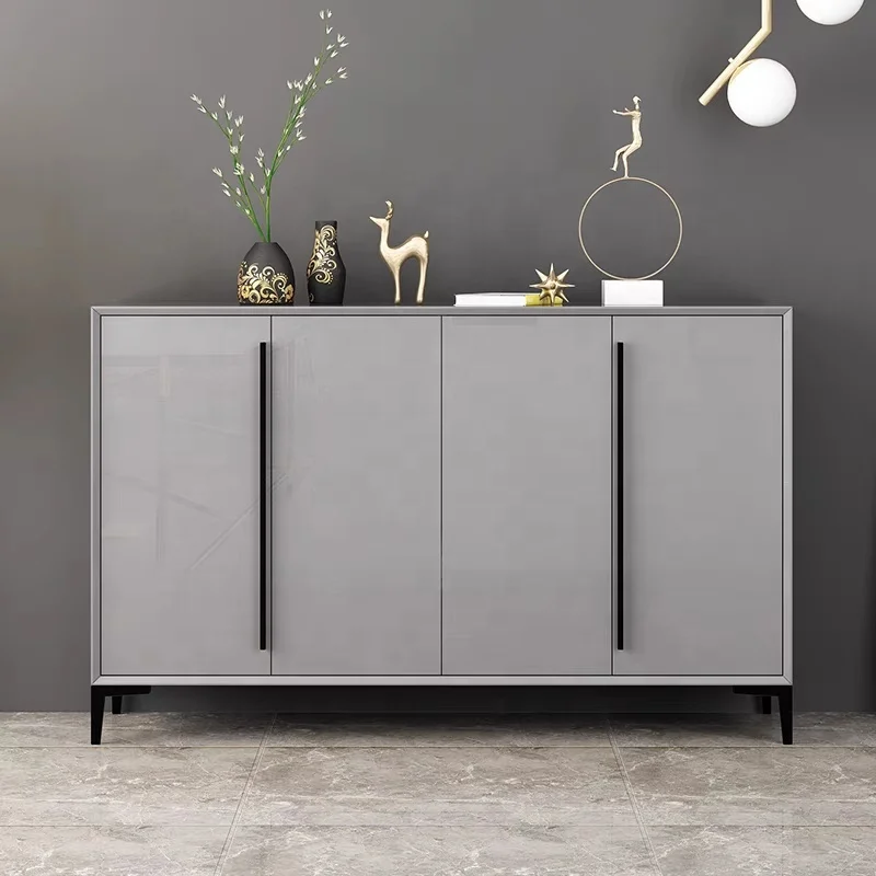 Modern furniture customizable color wooden storage cabinet shoe rack living room cabinet