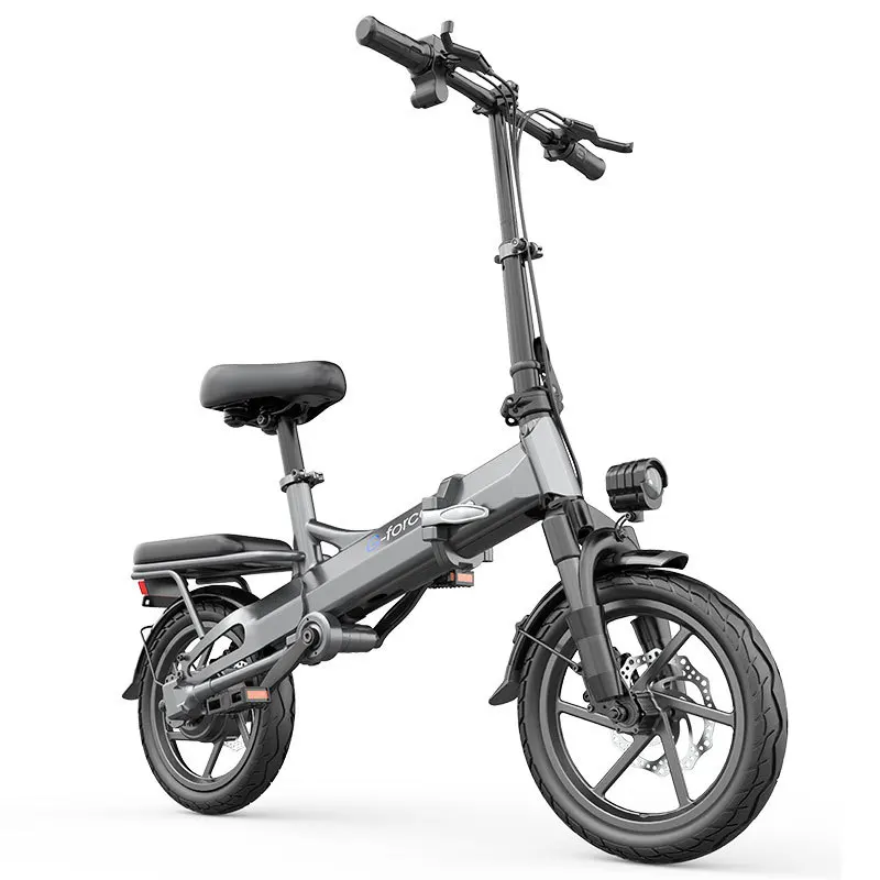 New Outdoor Non-chain Folding Surrogate Driving Small Wear-resistant Two-wheel Adult Men And Women Mini Electric Bike