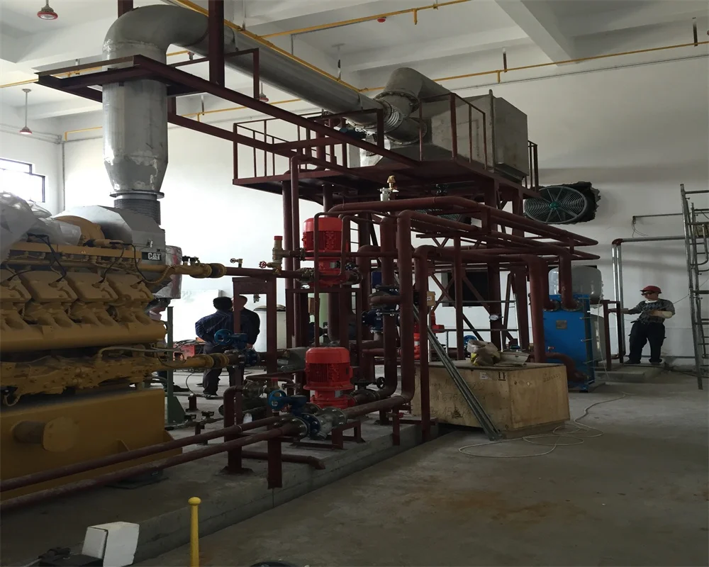 Heavy Duty Industrial 1560Kw 1950Kva CG170-16 Engine Biogas Methane Plant Fuelless Generator Genset Chp Generator Set