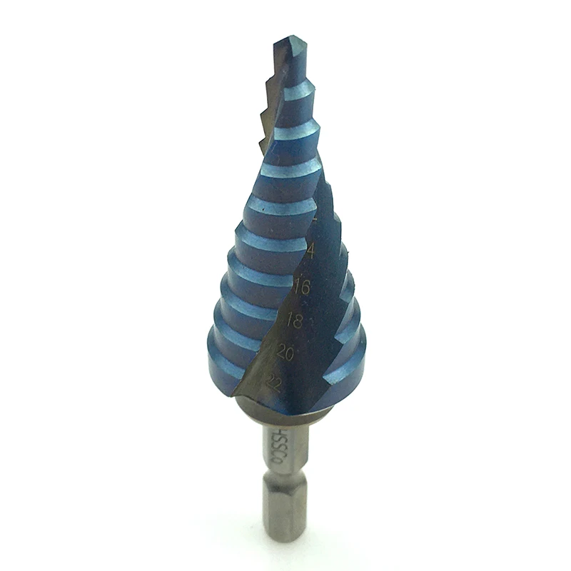 High Quality HSS Titanium Coated Stepped Drill Power Tools Carbide step Drill Bit