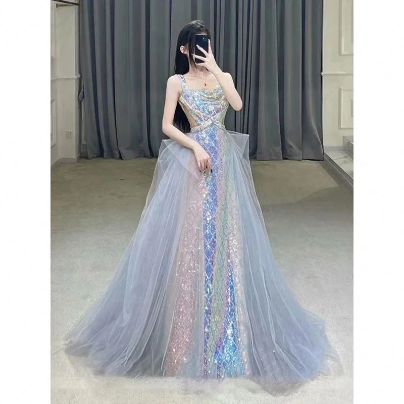 sleeveless mermaid knee-length dress bridal ivory sweetheart bandage prom dress