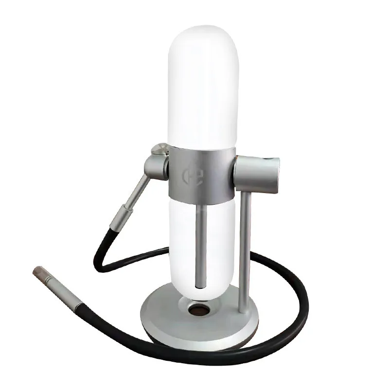 Cheap Factory Direct Sales Rotating Pipe 360 Degrees Capsule Glass Herb Portable Shisha Water Gravity Hookah Wholesale